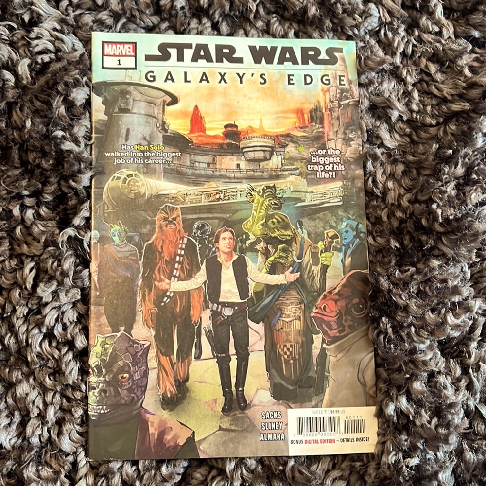 Star Wars Galaxy edge Marvel one comic book